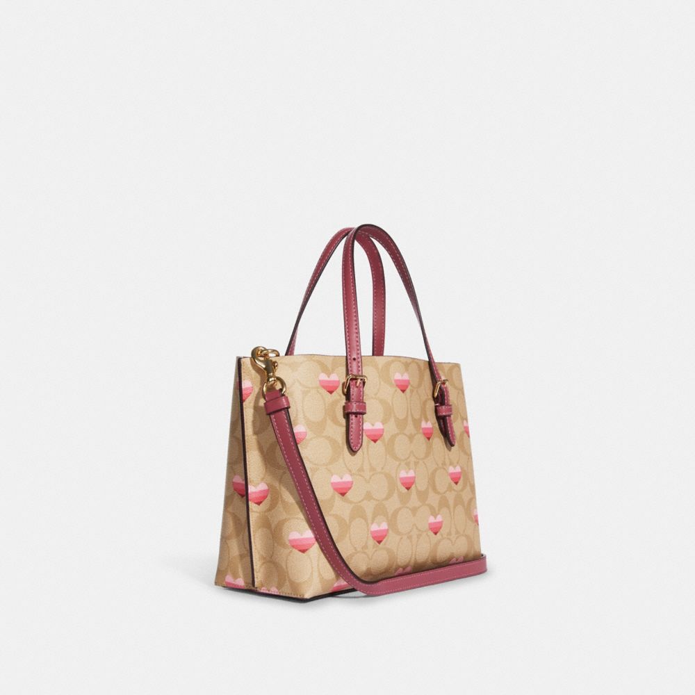 COACH OUTLET®  Mollie Tote 25 In Signature Canvas With Stripe