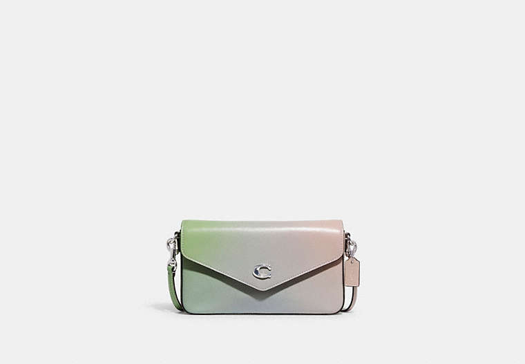 COACH®,WYN CROSSBODY WITH OMBRE,Gold/Pale Pistachio Multi,Front View