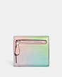 COACH®,WYN SMALL WALLET WITH OMBRE,Gold/Pale Pistachio Multi,Back View