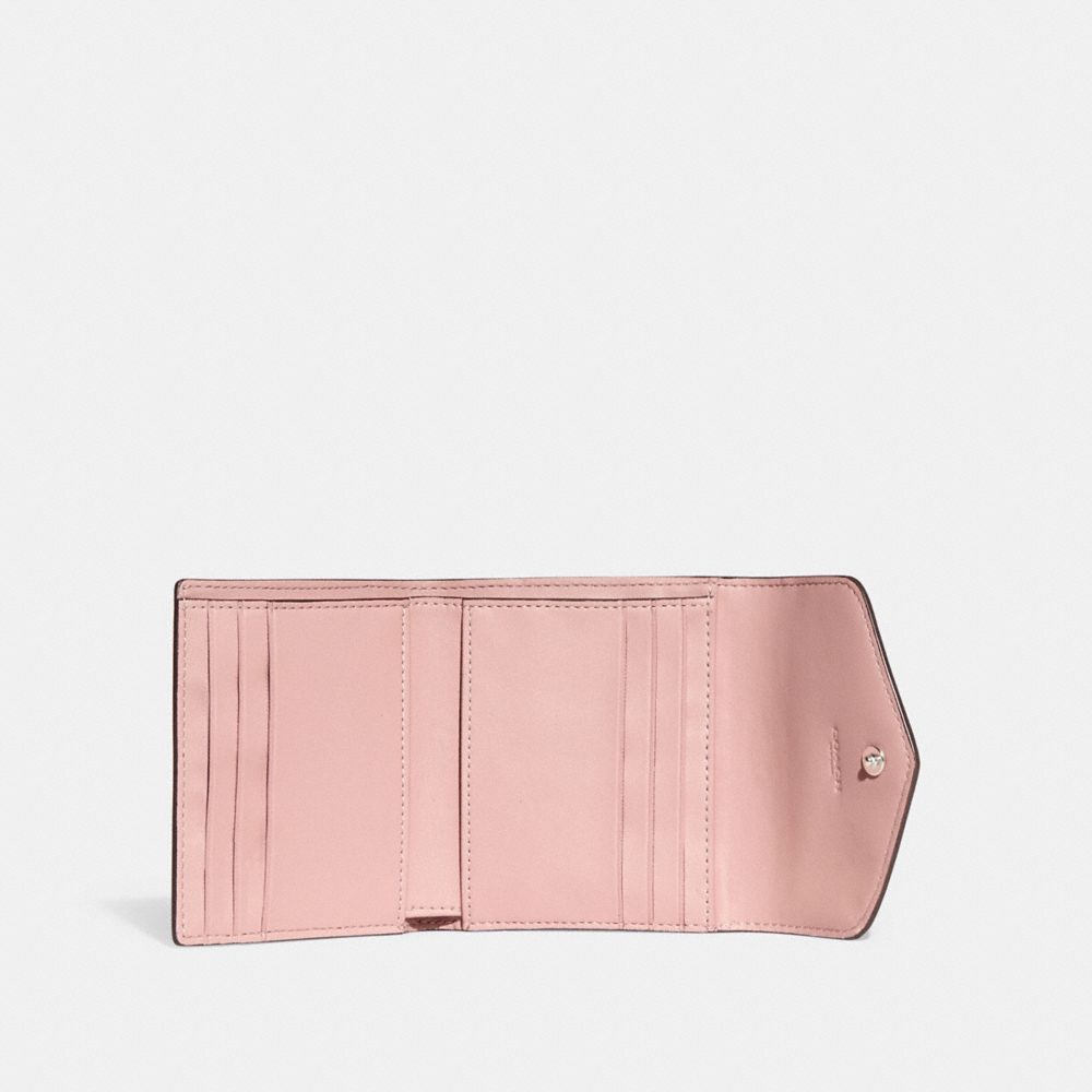 Coach Small Bi-Fold Monogram Cotton & Leather Wallet — Luxe & Beyond