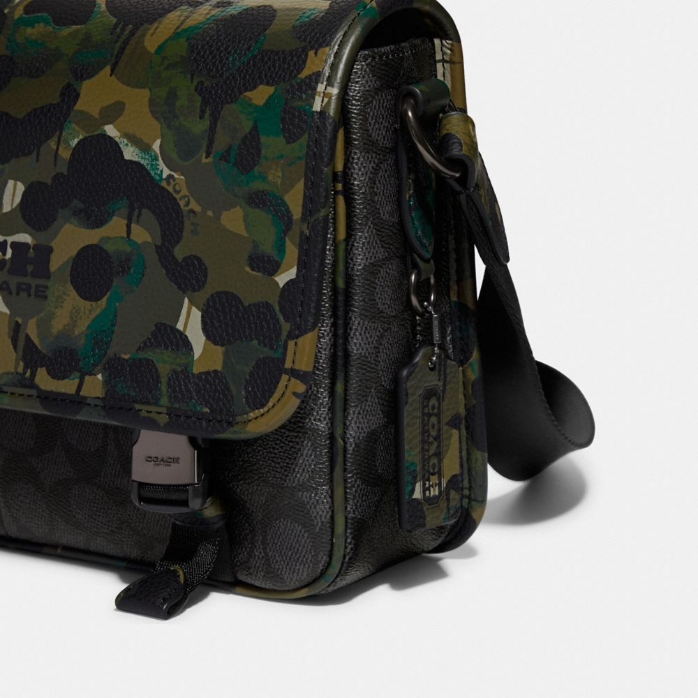 Coach camo store messenger bag