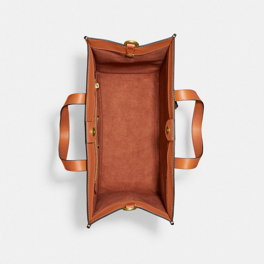 Cabas de champ 40 en toile Signature arc-en-ciel
