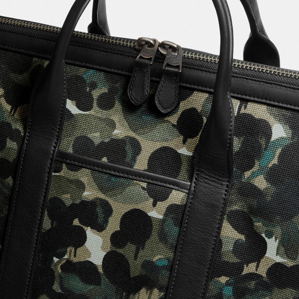 Coach camo luggage hot sale