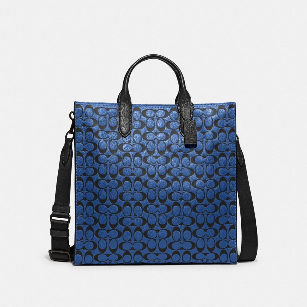 Gotham Tall Tote Bag In Signature Leather