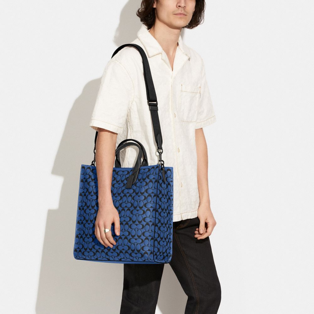 COACH® Outlet | Gotham Tall Tote Bag In Signature Leather