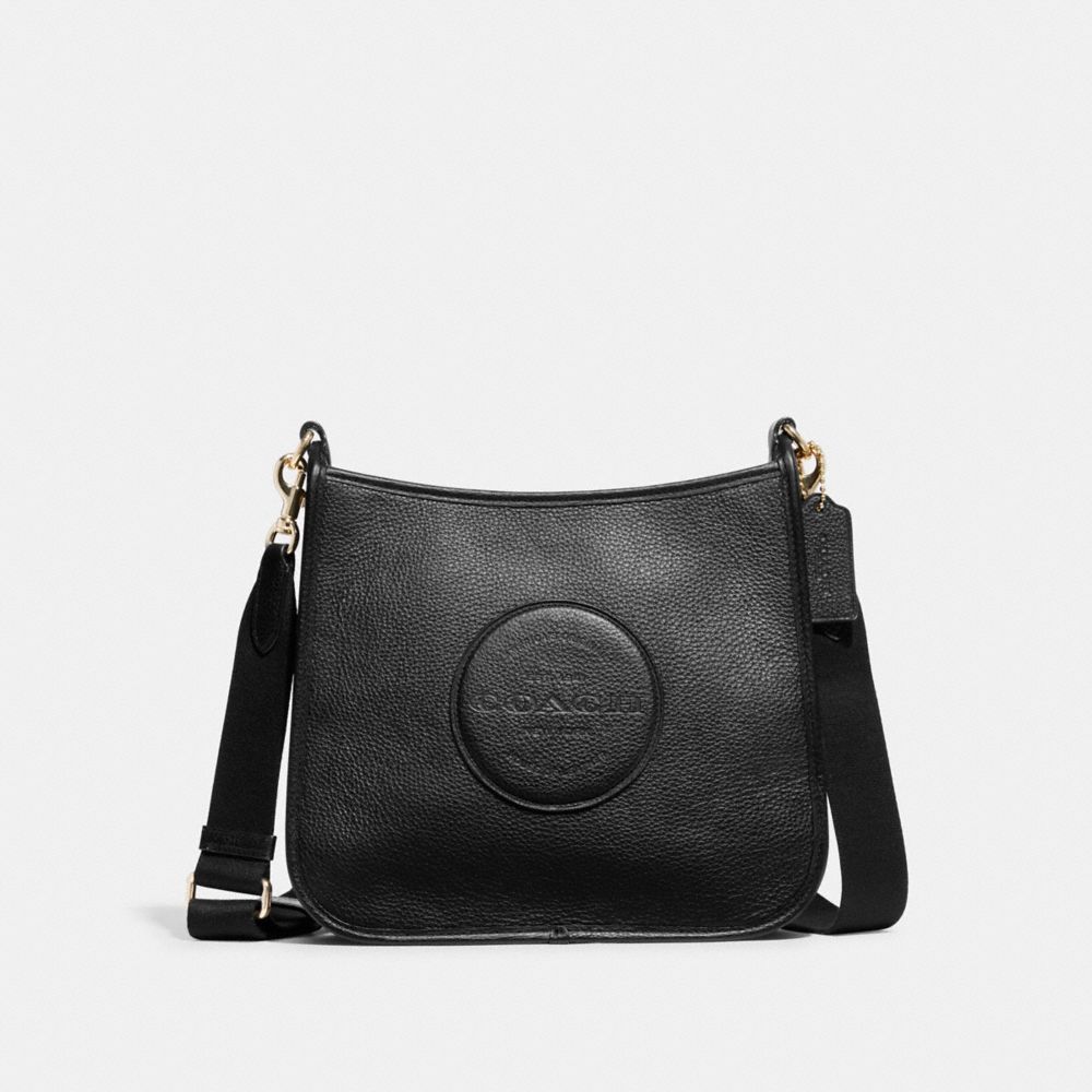 Coach Pebbled Leather Jes Crossbody Bag - Im/Black