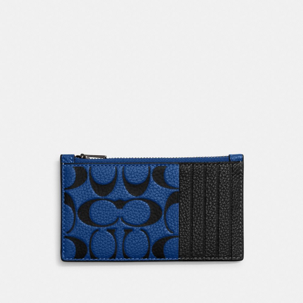 COACH OUTLET®  Zip Card Case In Signature Leather