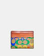 COACH®,CARD CASE IN RAINBOW SIGNATURE CANVAS,Signature Coated Canvas/Leather,Mini,Rainbow Signature,Back View