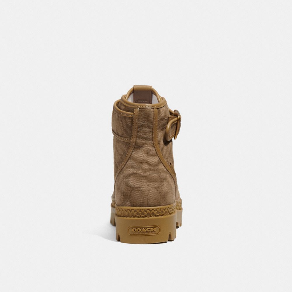 Trooper Mid Top Boot In Signature Jacquard Canvas