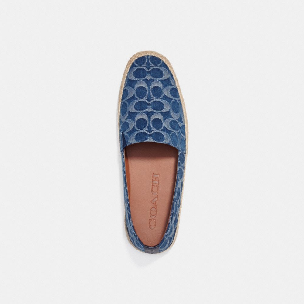 Espadrille In Signature Denim