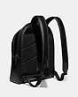 COACH®,COACH X TOM WESSELMANN CHARTER BACKPACK,Glovetanned Leather,Large,Black,Angle View