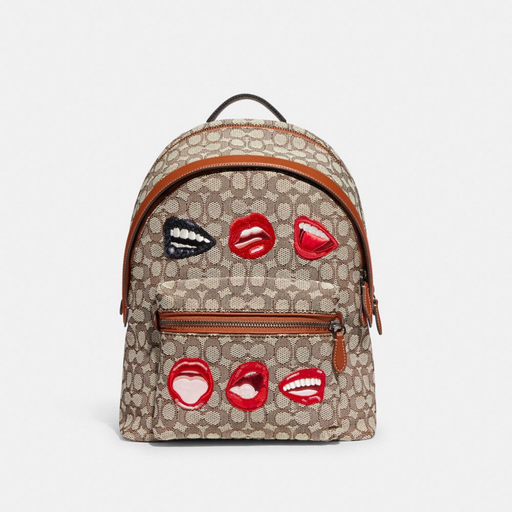 COACH® | Coach X Tom Wesselmann Charter Backpack In Signature 