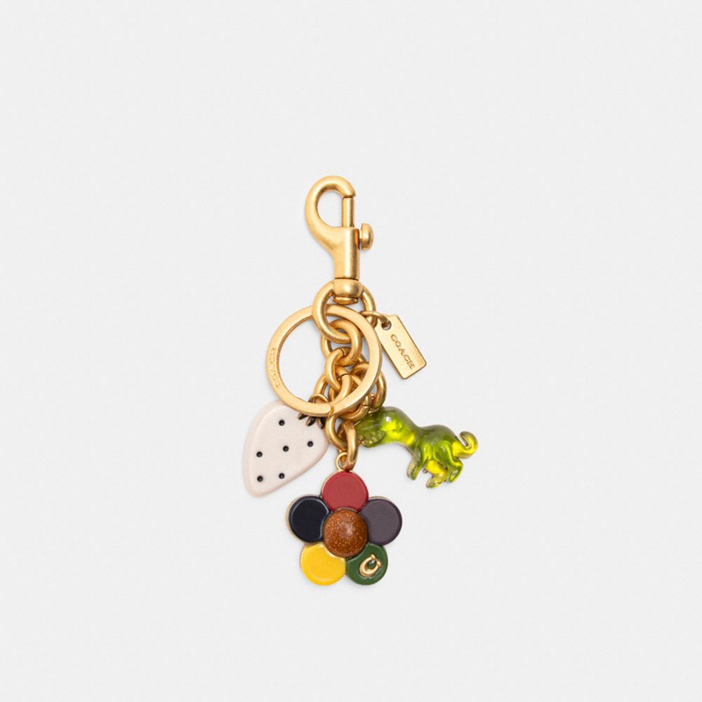 Coach Outlet Dice Cluster Bag Charm - Pink