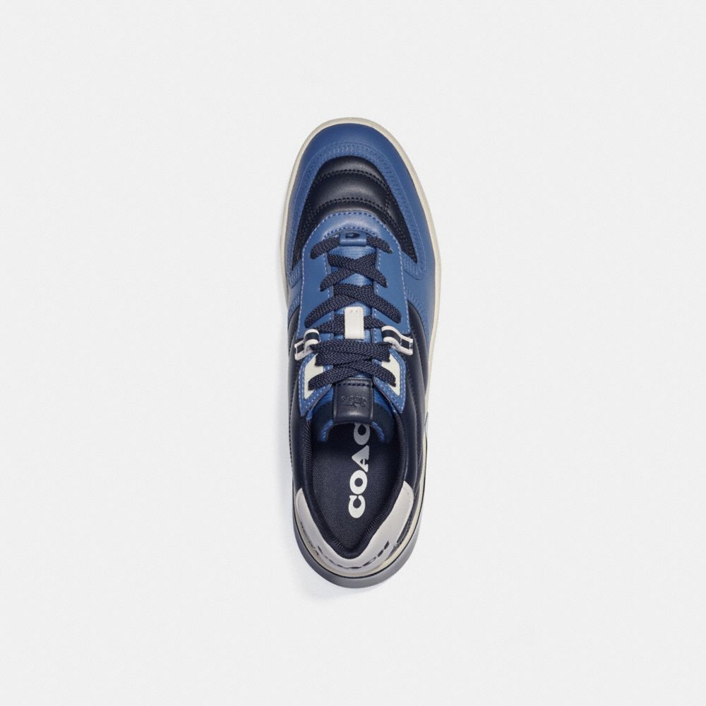 COACH®,CITYSOLE COURT SNEAKER,Midnight Navy/Washed Chambray,Inside View,Top View