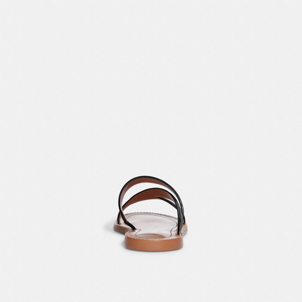【COACH】ハーラン　サンダル foot the coacher サンダル UK8(26.5cm位) 黒