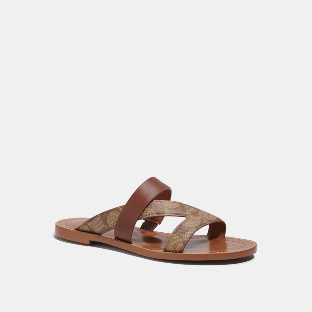 leather sandals for