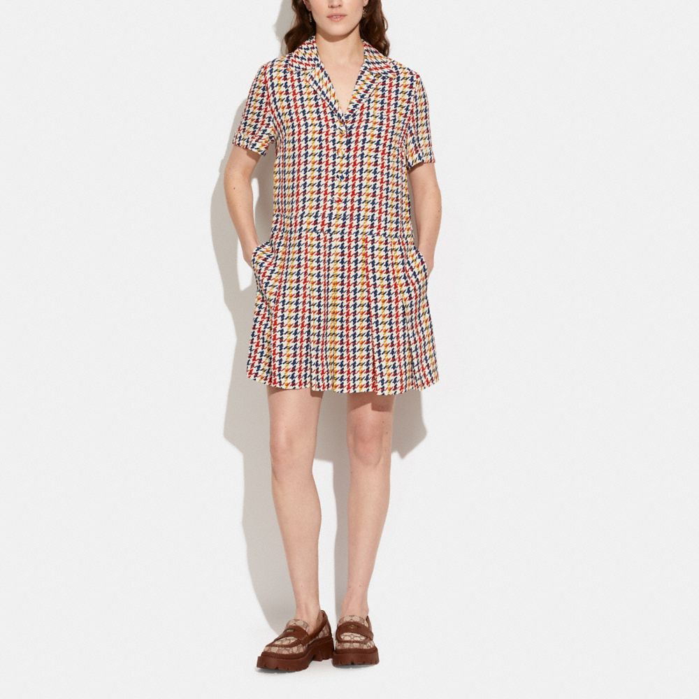 COACH® | Bonnie Cashin Plaid Mini Dress