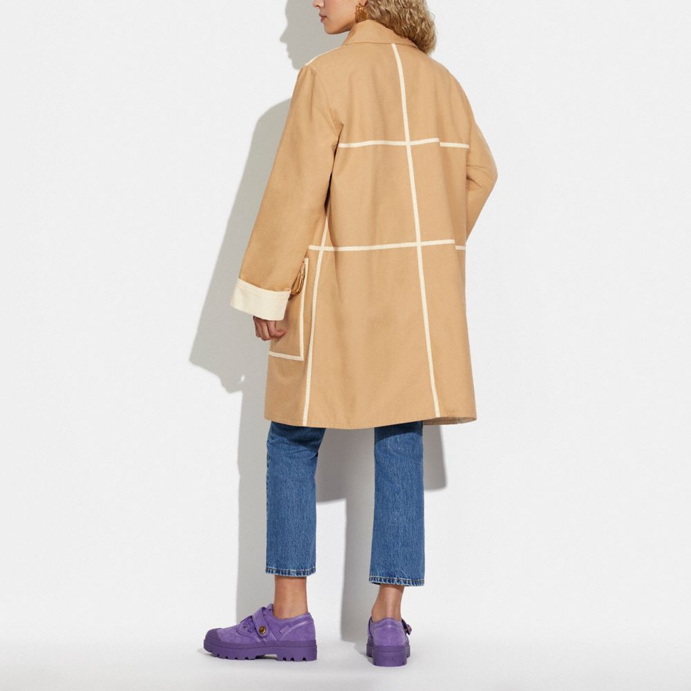 Trench Coat With Taping