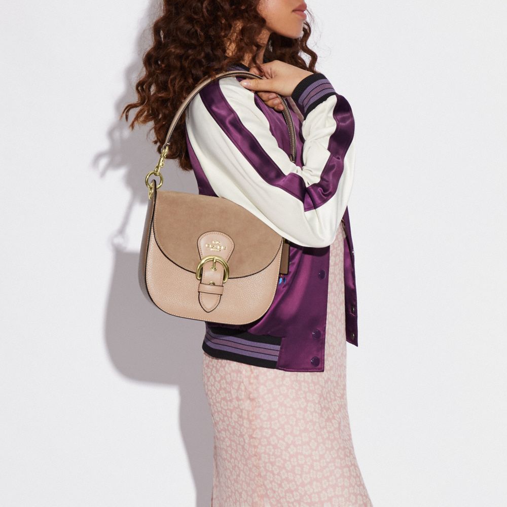 COACH®  Kleo Hobo In Signature Canvas