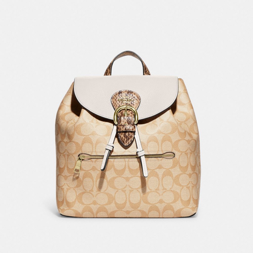 Coach Outlet Nolita 19 In Blocked Signature Canvas