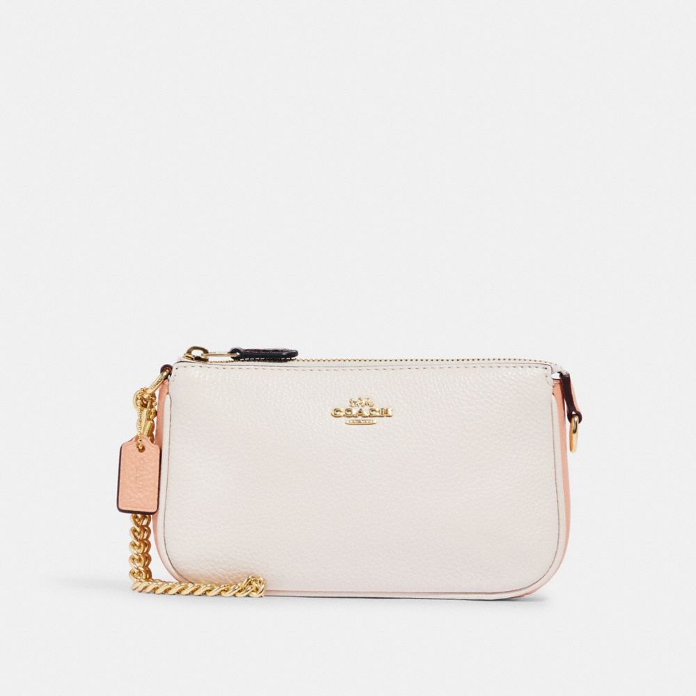 Coach Outlet Nolita 19 In Blocked Signature Canvas in White
