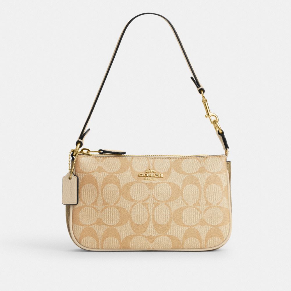 COACH®  Nolita 19 In Blocked Signature Canvas