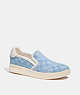 COACH®,WELLS SLIP ON SNEAKER,chambray,Chambray,Front View