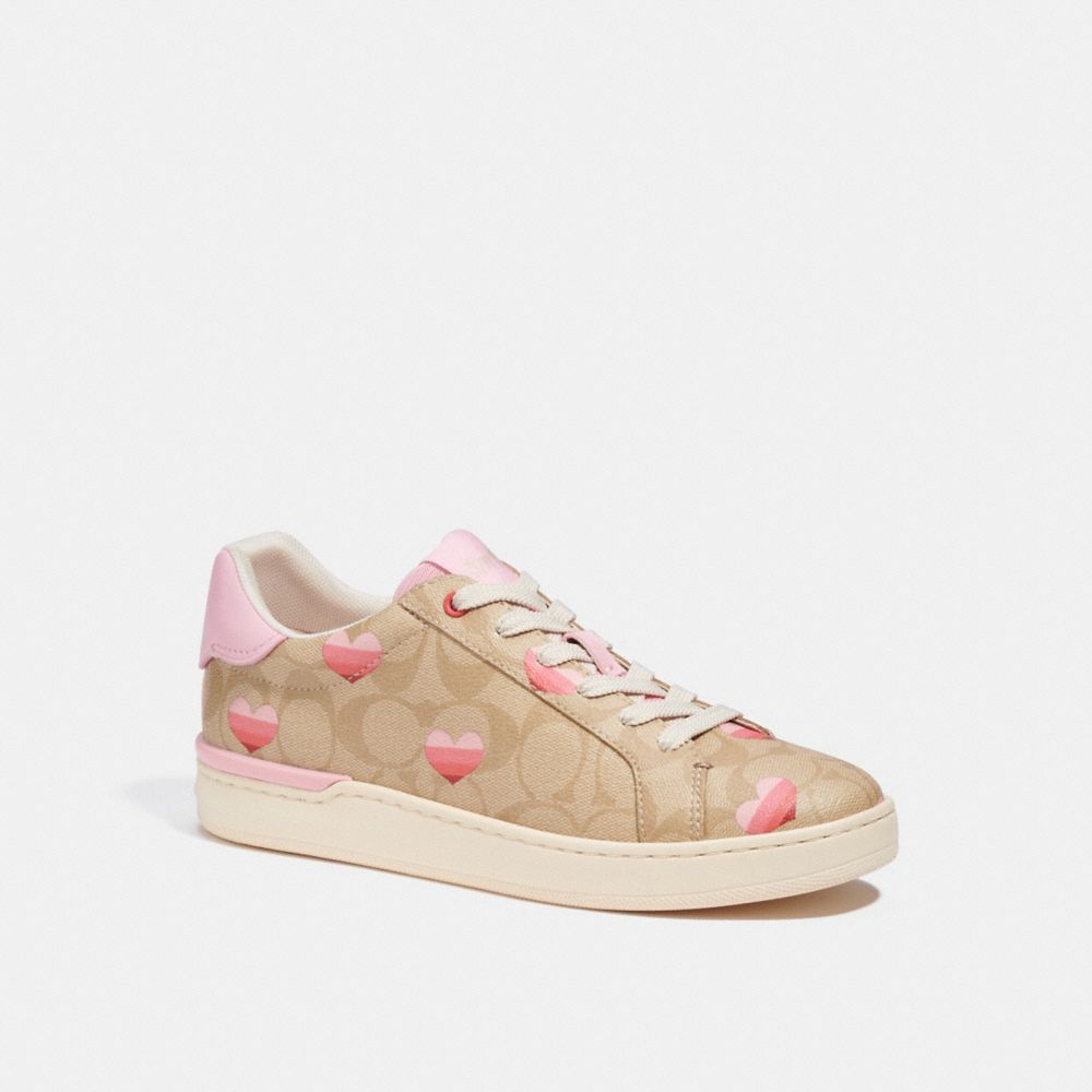 Clip Low Top Sneaker In Signature Canvas