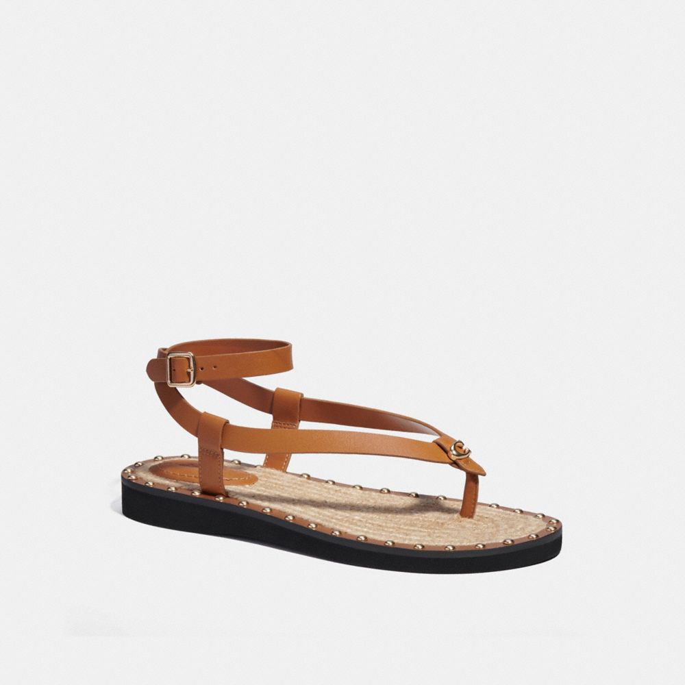 COACH®,GRACEY SANDAL,Penny,Front View