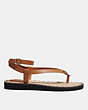COACH®,GRACEY SANDAL,Leather,Penny,Angle View