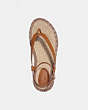 COACH®,GRACEY SANDAL,Leather,Penny,Inside View,Top View