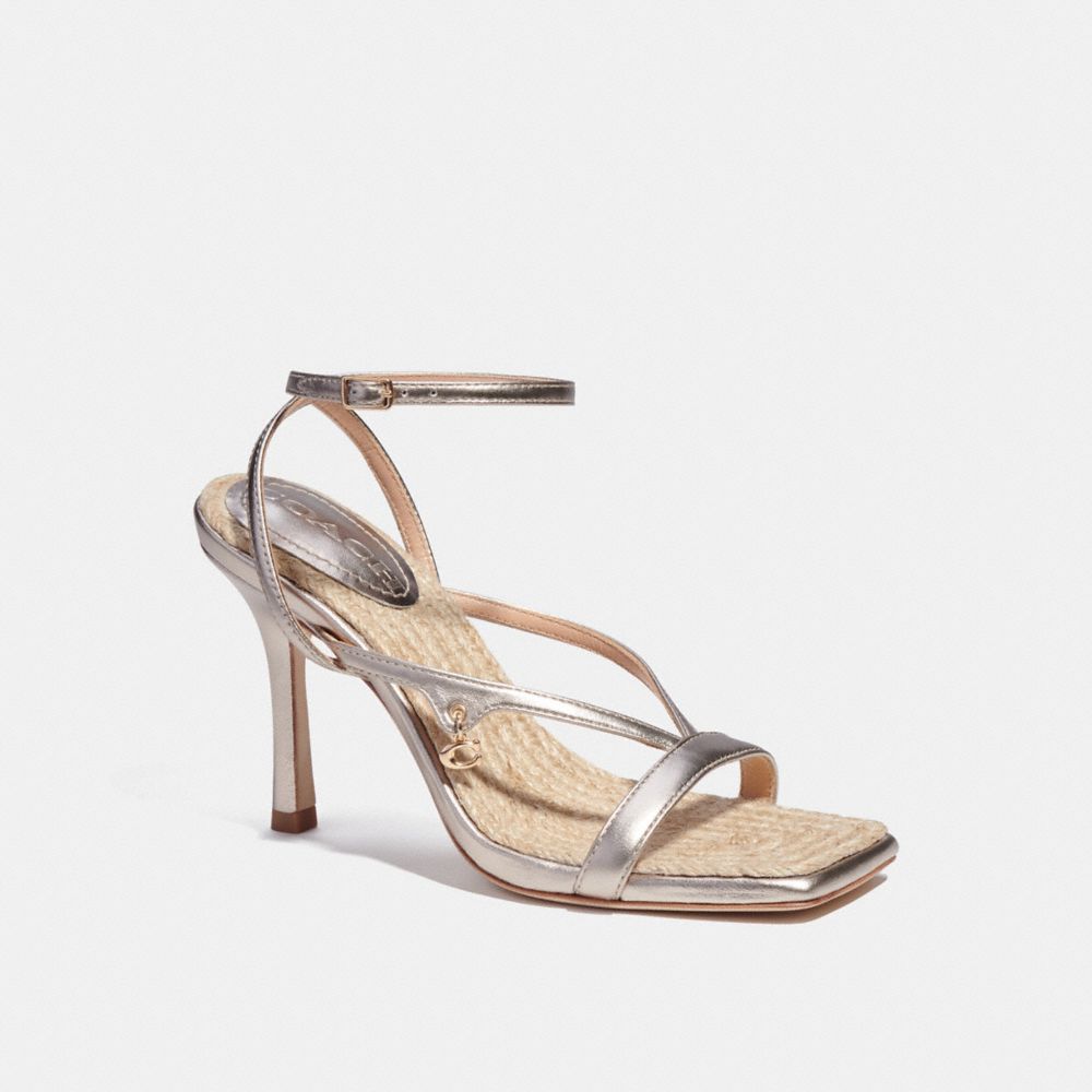 Coach best sale strappy heels