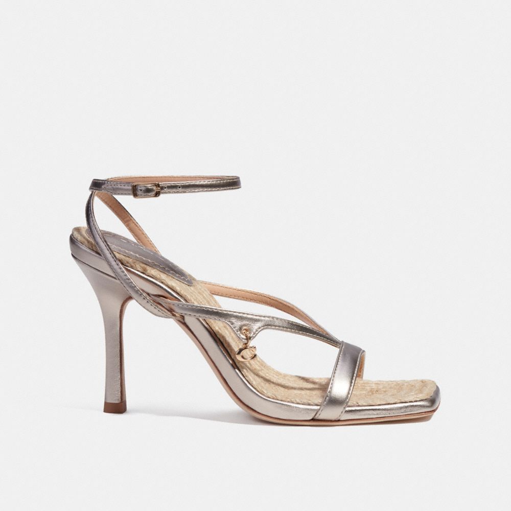 Coach best sale strappy heels