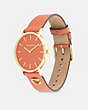 COACH®,MONTRE PERRY, 36 MM,Cuir,Rouge.,Angle View