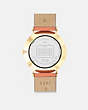 COACH®,MONTRE PERRY, 36 MM,Cuir,Rouge.,Back View