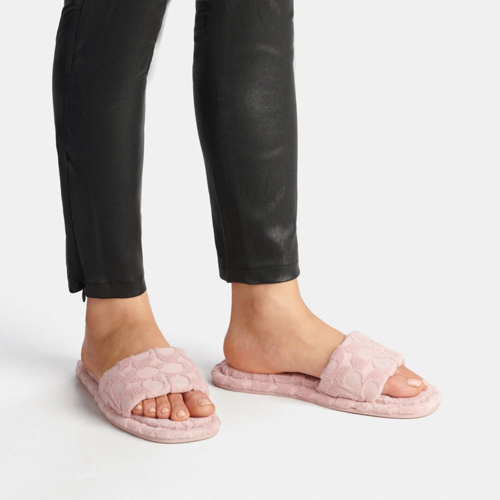 Bridgett Sandal In Signature Terry Cloth