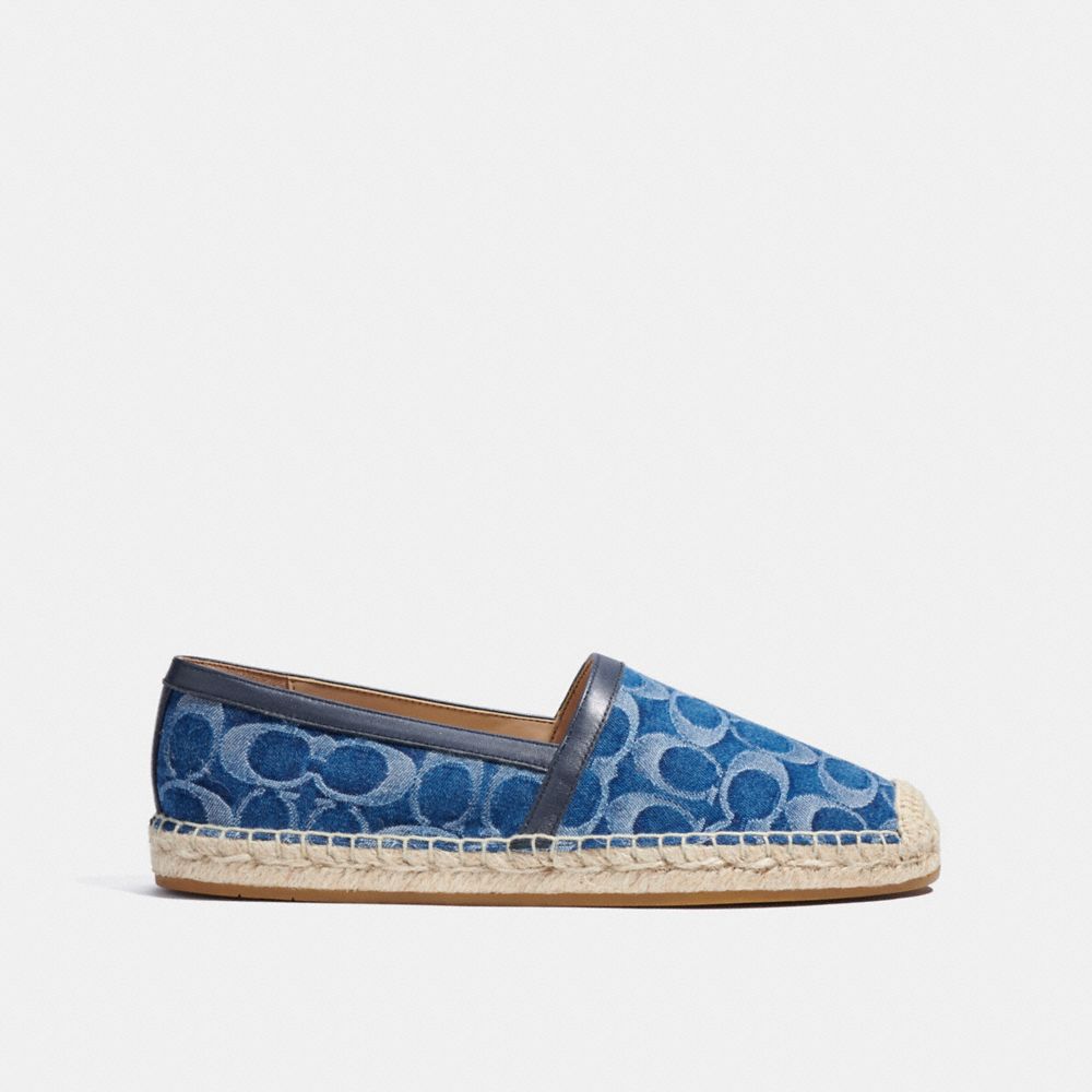 COACH Collins Espadrille In Signature Denim