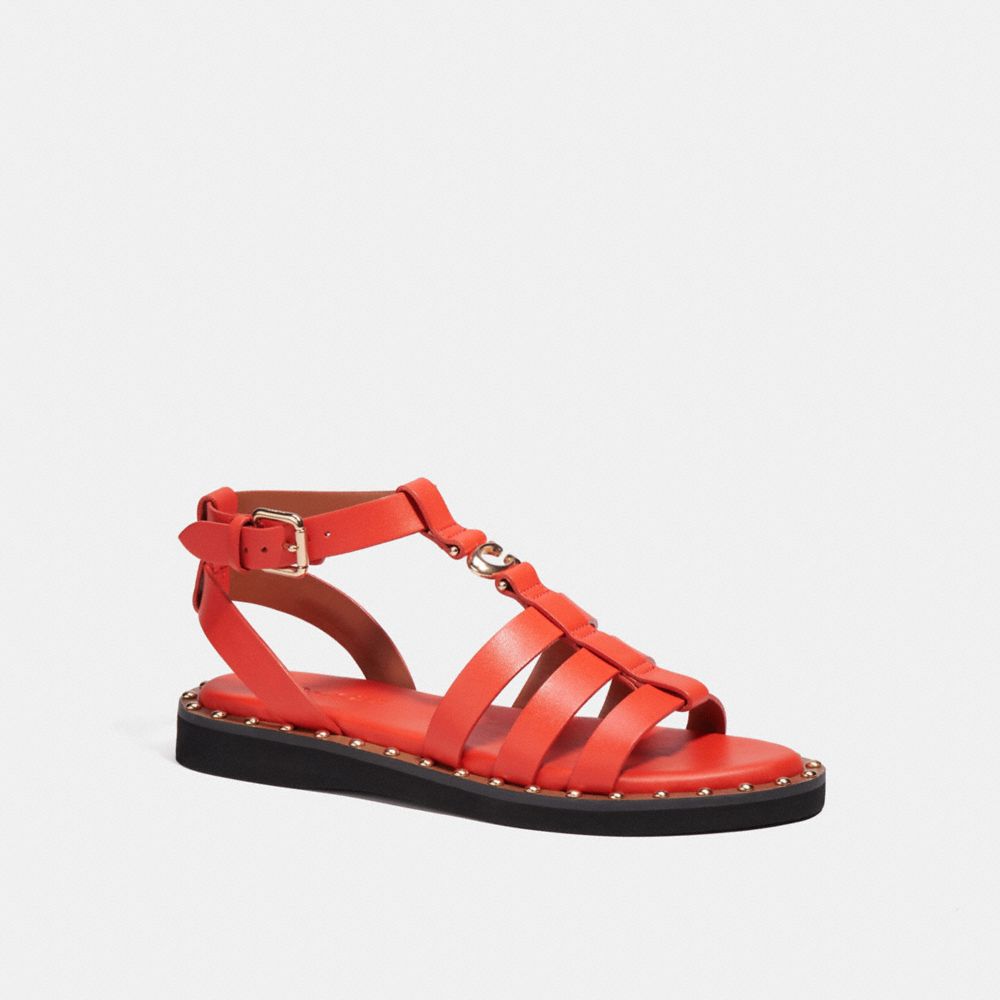 Coach red sandals new arrivals