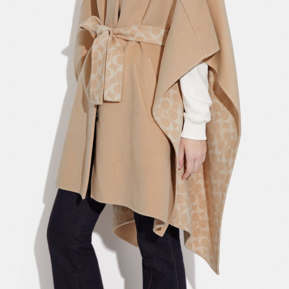 COACH®: Double Faced Coat