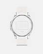 COACH®,LIBBY WATCH, 37MM,Rubber,White,Back View