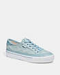 COACH®,CITYSOLE PLATFORM SNEAKER IN SIGNATURE TERRY CLOTH,Terry Cloth,Aqua,Front View