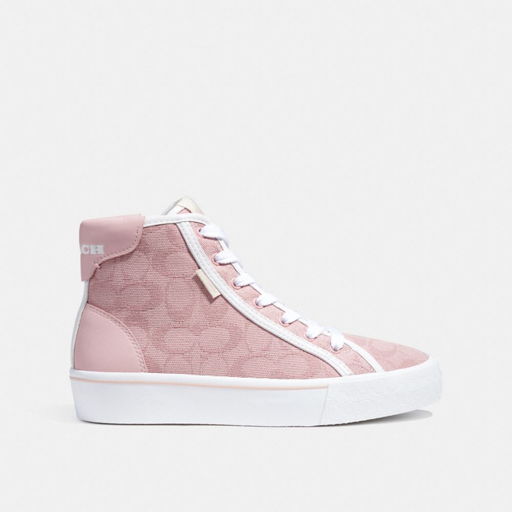 Coach high top sneakers womens deals