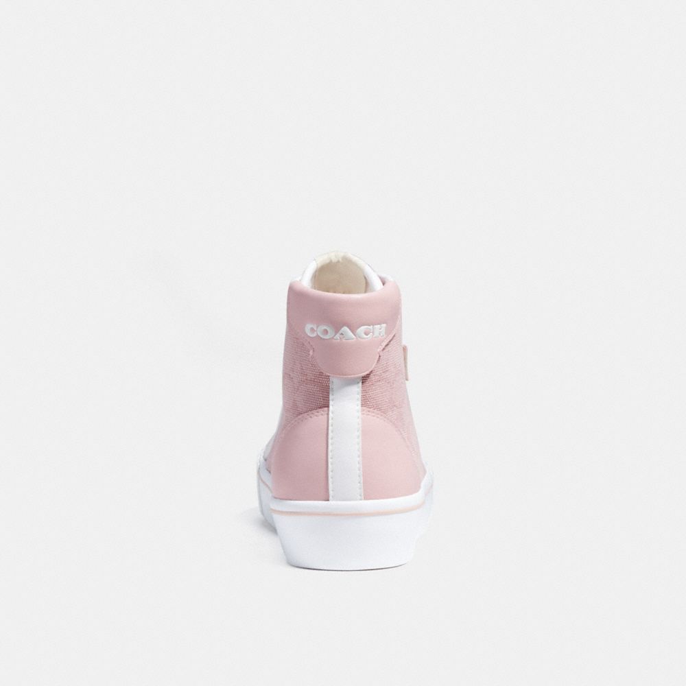 Citysole High Top Platform Sneaker In Signature Jacquard Canvas
