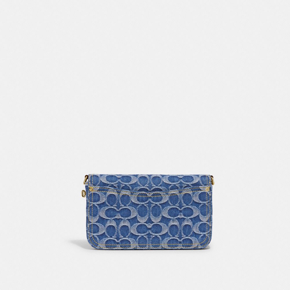 COACH Hayden Washed Denim Crossbody Bag in Blue