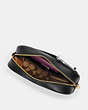 COACH®,JAMIE CAMERA BAG IN SIGNATURE DENIM,Leather,Medium,Silver/Black,Inside View, Top View