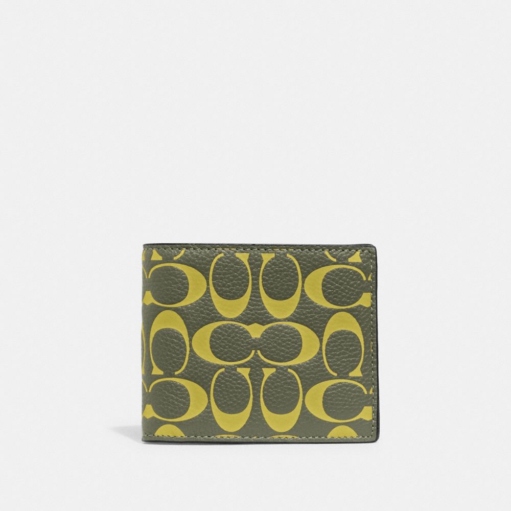 COACH®,3 In 1 Wallet In Signature Leather,,Front View