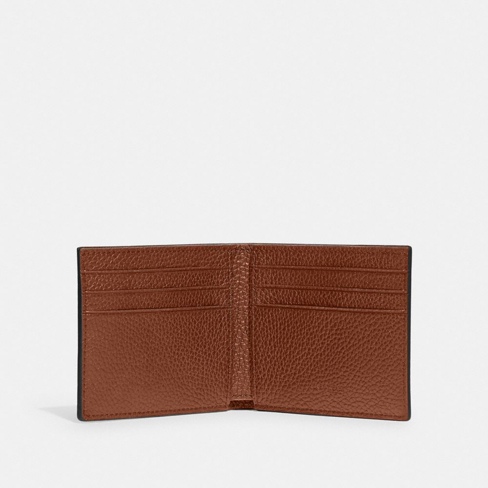 Signature Monogram Slim Canvas & Leather Billfold Wallet