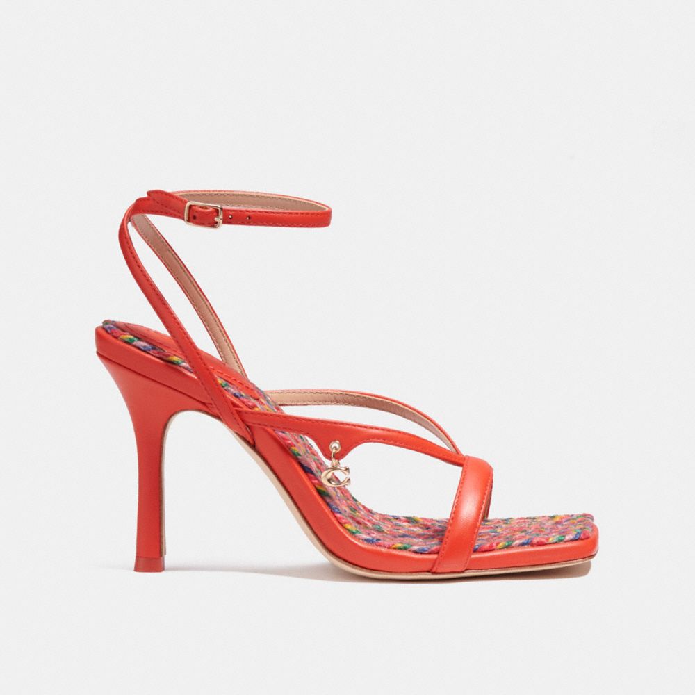 SALE!Coach 美脚 Cチャーム付 レザーサンダル Kaia COACH® Outlet | Kaia Sandal