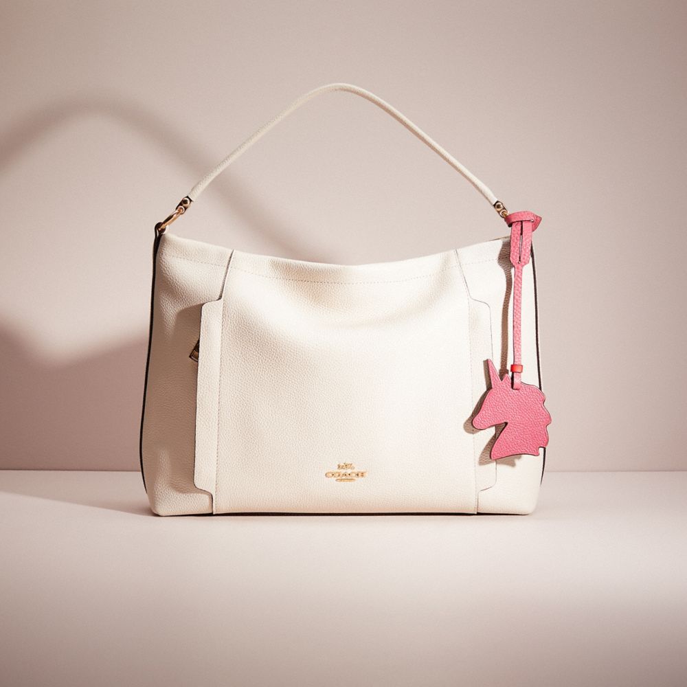 COACH®,Remade Uni Bag Charm,Bag Charm,Logo,Casual,,Angle View