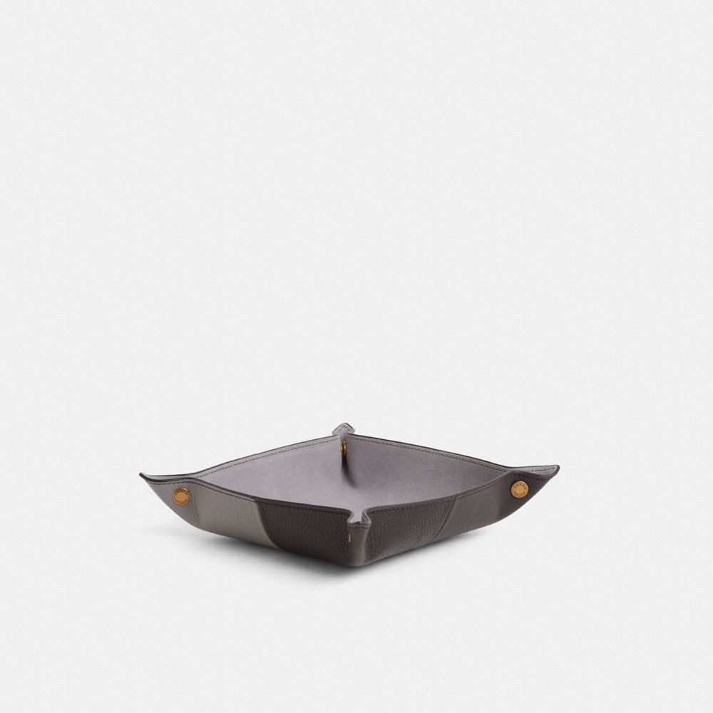 Coach Remade Colorblock Valet Tray In Gray